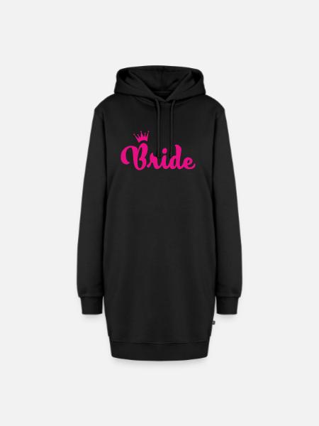 Bride - Hoodie-Kleid - Schwarz