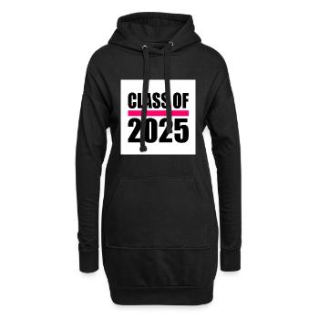 Class of 2025 - Hoodie-Kleid - Schwarz - Vorne