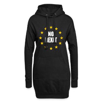 Pas de sortie - Sweat-shirt à capuche long Femme - noir - Devant