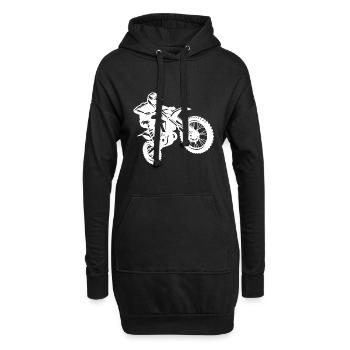 Hot Jumping Machine Tout-terrain Hobby Sport automobile - Sweat-shirt à capuche long Femme - noir - Devant