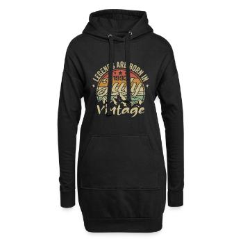 Jahrgang Juli 1993 Geburtstag Juli 1993 - Hoodie-Kleid - Schwarz - Vorne