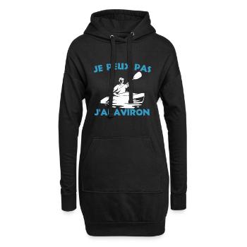 Je Peux Pas J'ai Aviron avironneur Rameur fans - Sweat-shirt à capuche long Femme - noir - Devant