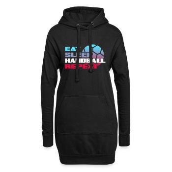 Handball Handball Player Handball-Life - Sweat-shirt à capuche long Femme - noir - Devant