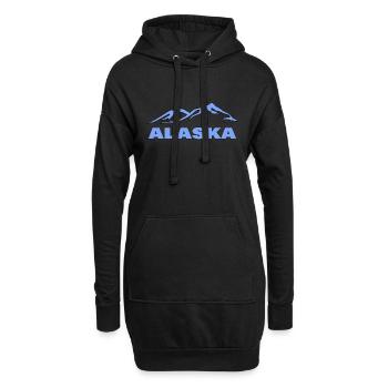 ALASKA - Hoodie-Kleid - Schwarz - Vorne