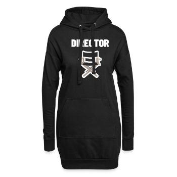 Réalisateur Directeur Film Vidéo Réalisateur Cadeau - Sweat-shirt à capuche long Femme - noir - Devant
