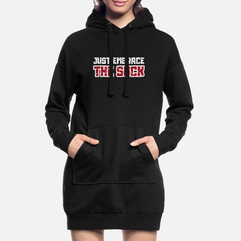 Embrassez simplement la succion Sweat-shirt à capuche long Femme