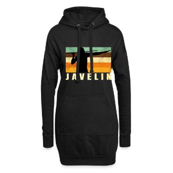 Javelin Retro - Hoodie Dress - black - Front