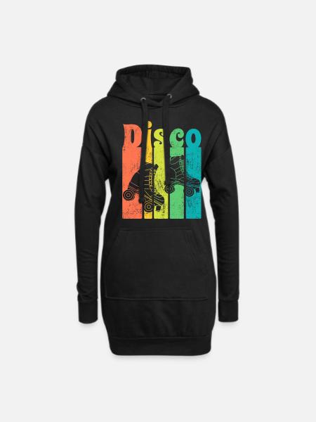 Disco - Sweat-shirt à capuche long Femme - noir
