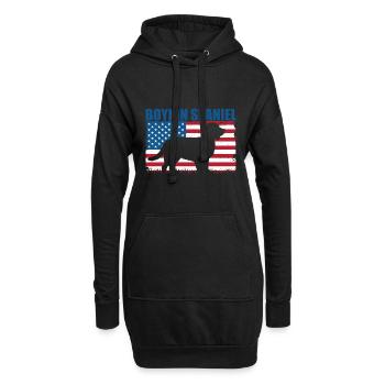Boykin Spaniel - Hoodie-Kleid - Schwarz - Vorne