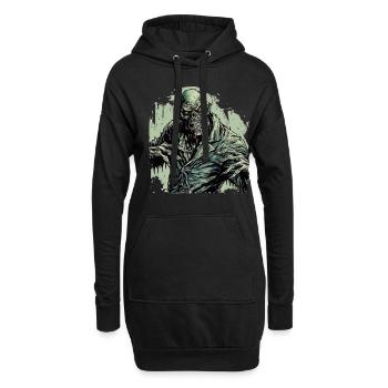 Monster Monster Demon Devil Vampire Guhl Zombie - Sweat-shirt à capuche long Femme - noir - Devant