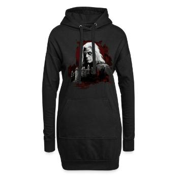 Monster Monster Demon Devil Vampire Guhl Zombie - Sweat-shirt à capuche long Femme - noir - Devant