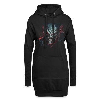 Monster Monster Demon Devil Vampire Guhl Zombie - Sweat-shirt à capuche long Femme - noir - Devant
