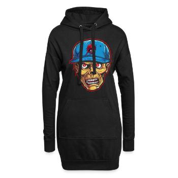 Monster Monster Demon Devil Vampire Guhl Zombie - Sweat-shirt à capuche long Femme - noir - Devant