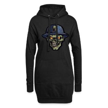 Monster Monster Demon Devil Vampire Guhl Zombie - Sweat-shirt à capuche long Femme - noir - Devant