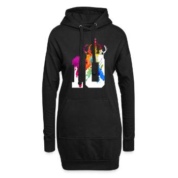ROI 10 ANS REINE 10E ANNIVERSAIRE - Sweat-shirt à capuche long Femme - noir - Devant