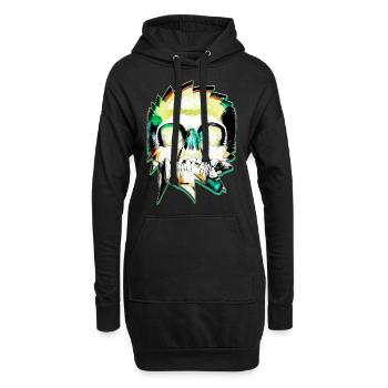 NEW DAMONsion - Hoodie-Kleid - Schwarz - Vorne