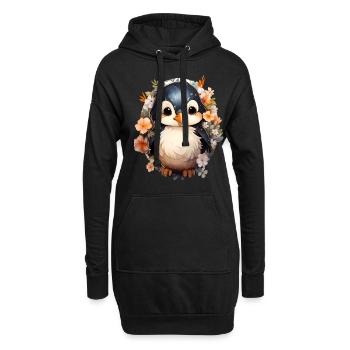 Pingouin - Sweat-shirt à capuche long Femme - noir - Devant