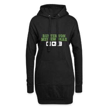 Galabau Garten Gärtner - Hoodie-Kleid - Schwarz - Vorne
