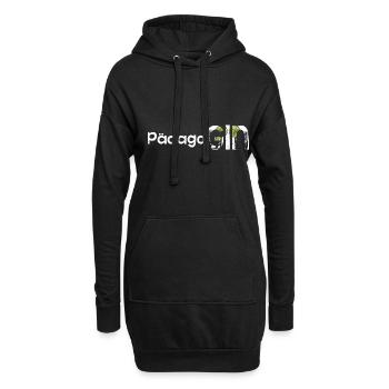 PädagoGIN - Geschenk für Gin Liebhaberin Verkostun - Hoodie-Kleid - Schwarz - Vorne