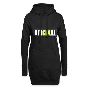 OriGINal GIN Liebhaber Gin - Hoodie-Kleid - Schwarz - Vorne