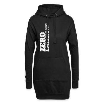 Zero Emissions / Électrique / Voiture électrique - Sweat-shirt à capuche long Femme - noir - Devant