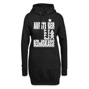 Aufsteiger Bezirksklasse 2023 Aufstiegstrikot - Hoodie-Kleid - Schwarz - Vorne