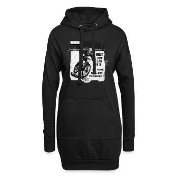 GHB Fahrrad downhill Mountain Bike 0309201 5 - Hoodie-Kleid - Schwarz - Vorne