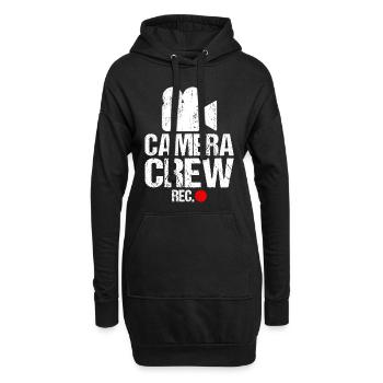 Camera Produktion Crew Rec - Hoodie-Kleid - Schwarz - Vorne
