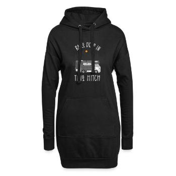 Camping Camper Présent Amoureux de la Nature - Sweat-shirt à capuche long Femme - noir - Devant