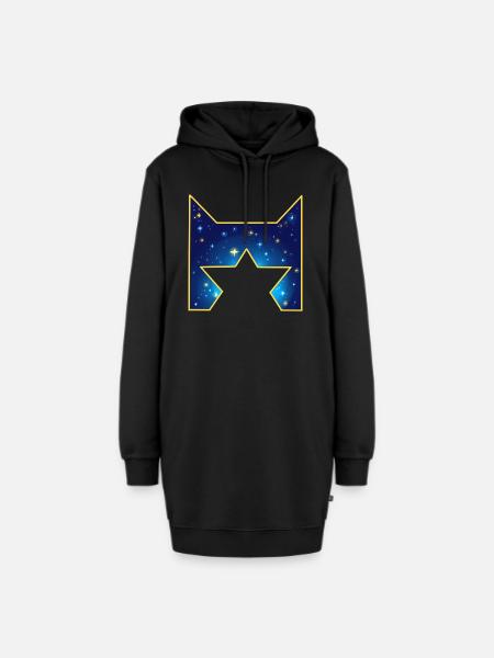 Sternenclan Starclan Warrior Cats Katzen Warriors - Hoodie-Kleid - Schwarz