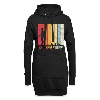 Ich Meine Follower Wachtel Wachteln Wachtelzüchter - Hoodie-Kleid - Schwarz - Vorne