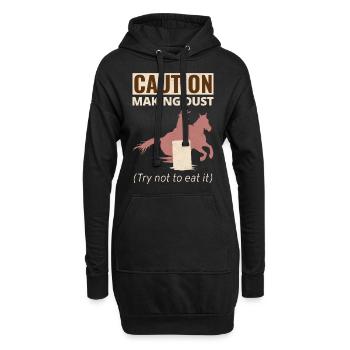 Barrel Racer Racing Reiten Reiten Rennen Rodeo - Hoodie-Kleid - Schwarz - Vorne