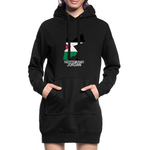 Straight Outta Jordan country map - Hoodie Dress