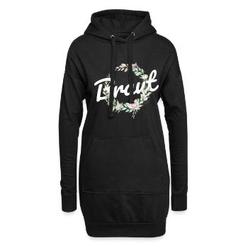 Braut Junggesellenabschied Hochzeit Braut Geschenk - Hoodie-Kleid - Schwarz - Vorne