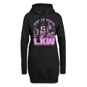 Camionneur femmes - camionneuse et camionneuse Gesche - Sweat-shirt à capuche long Femme - noir - Devant
