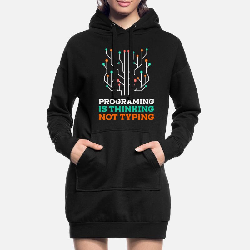 Programmer Coder Nerd Hoodie Dress