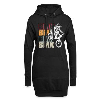 BMX Japanische Rote Sonne BMX Zubehör - Hoodie-Kleid - Schwarz - Vorne