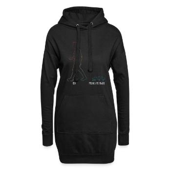 Ich Meine Follower Wachtel Wachteln Wachtelzüchter - Hoodie-Kleid - Schwarz - Vorne