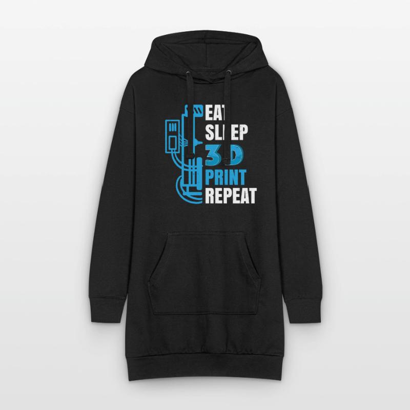 3D Printer Printing 3D Printing Model Builder Gift Hoodie Dress