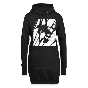 Vintage Bienen Flüsterer Bee Imker Bienen Geschenk - Hoodie-Kleid - Schwarz - Vorne