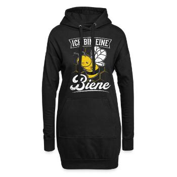 Ich Bin Eine Biene Geschenk Imker Biene Bienen Flü - Hoodie-Kleid - Schwarz - Vorne