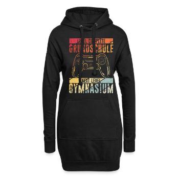 Level Complete Einschulung Gymnasium 5. Klasse Gam - Hoodie-Kleid - Schwarz - Vorne