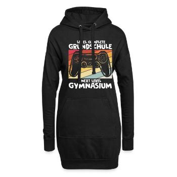 Level Complete Einschulung Gymnasium 5. Klasse Gam - Hoodie-Kleid - Schwarz - Vorne