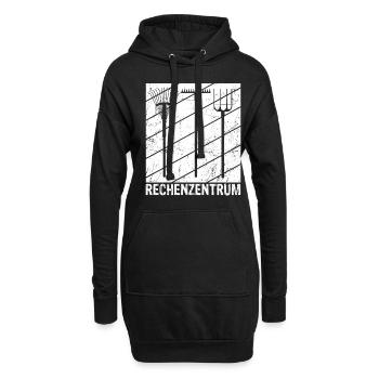 Rechenzentrum Gärtner Retro Garten Gießkanne Vinta - Hoodie-Kleid - Schwarz - Vorne