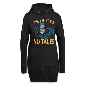 Halloween - Dead Men Tell No Tales - Hoodie-Kleid - Schwarz - Vorne