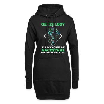 Trouble obsessionnel ancestral - Sweat-shirt à capuche long Femme - noir - Devant