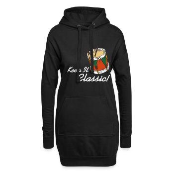 Afrobeat - Keep it classic - Hoodie-Kleid - Schwarz - Vorne