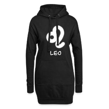 Löwe Horoskop by HOB Products - Hoodie-Kleid - Schwarz - Vorne