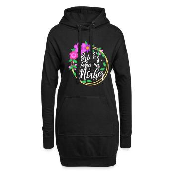 Brides fabulous mother - Hoodie-Kleid - Schwarz - Vorne