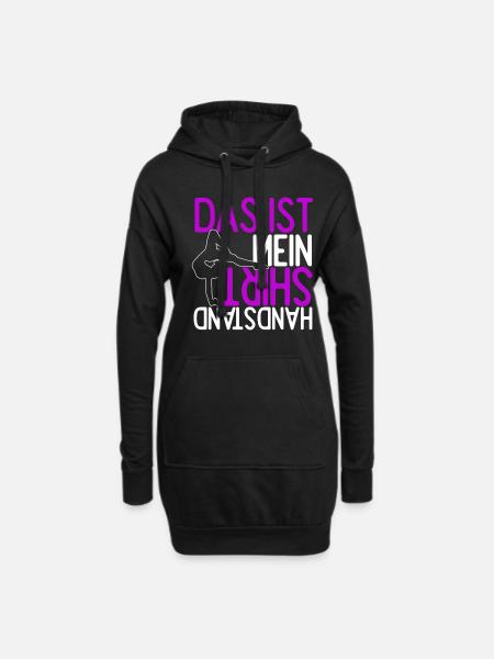 Das Ist Mein Handstand Shirt Sportverein Sport Han - Hoodie-Kleid - Schwarz